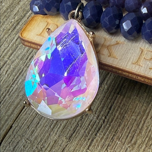 Pink Panache Purple Beaded Stack Bracelet Set - Picture 3 of 6